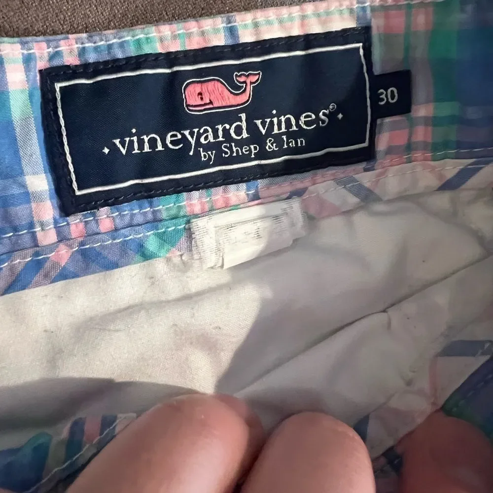 Vineyard Vines Multicolor Plaid Men's Shorts